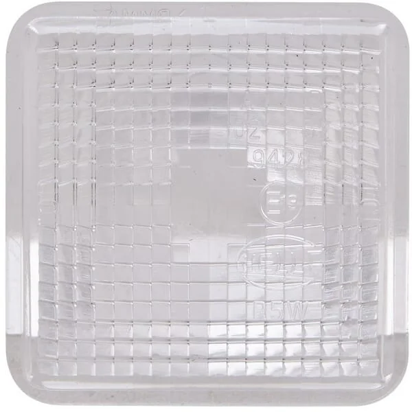 Hella - 9EL964289001 - Light Lens, Transparent/White LH/RH/Rear Hella