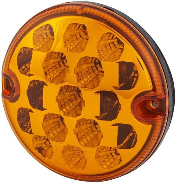 Hella ValueFit - 2BA357028021 - Indicator Light LED, Round, 10/30V, Amber, Bolt On
