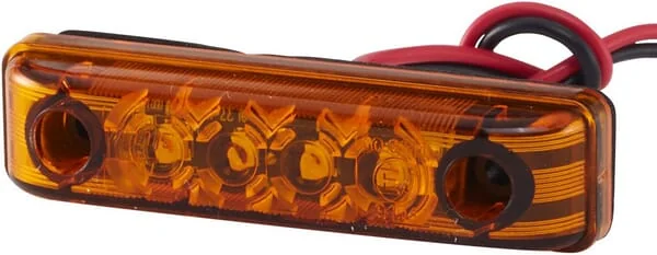 HELLA VALUEFIT - 2PS357010101 - Marker Light LED Rectangular Amber Bolt On