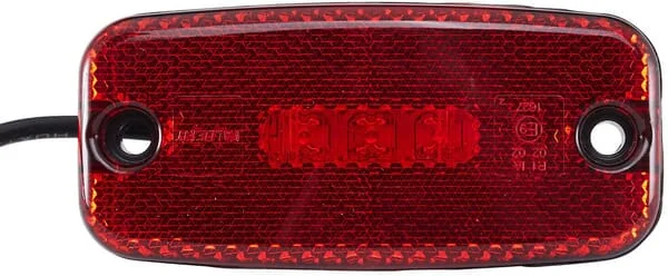 HELLA VALUEFIT - 2TM357008021 - Marker Light LED Rectangular Red Bolt On