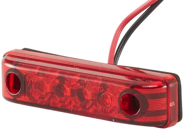 HELLA VALUEFIT - 2TM357010011 - Marker Light LED Rectangular Red Bolt On