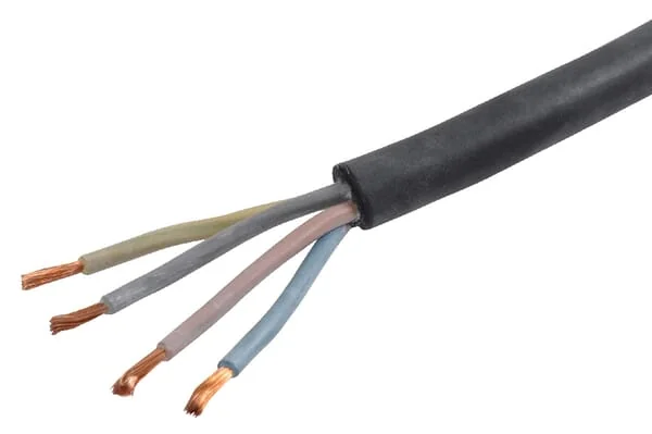Helukabel - H07RNF425R025 - Cable 4x2.5mm², Black, Rubber, Helukabel