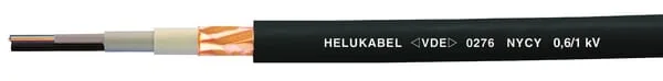 Helukabel - NYCY21515RE - Grey Earth Cable 3x1.5mm²
