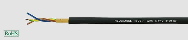 Helukabel - NYYJ415RE - Nyy-J Cable 4x1.5mm²