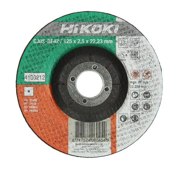 Hikoki - 4100212 - Cutting Disc Stone 125x3.0 DPC