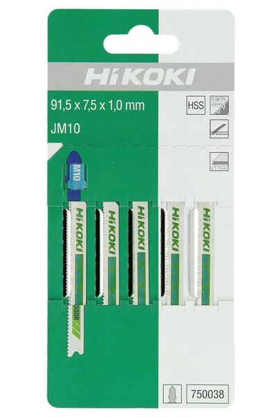 Hikoki - 750038 - Hikoki Jigsaw Blade Set of 5