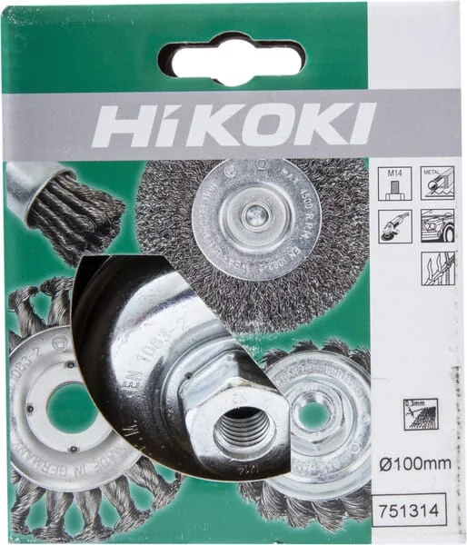 Hikoki - 751314 - Hikoki Combination 100mm M14 0.3mm Crimped