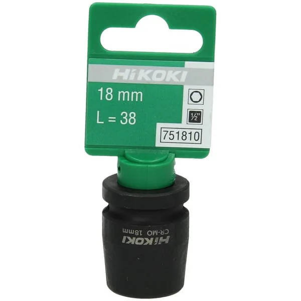 Hikoki - 751810 - Impact Socket 1/2"-18mm