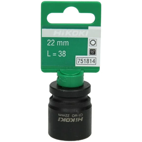 Hikoki - 751814 - Impact Socket 1/2"-22mm