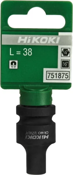 Hikoki - 751875 - Adapter 1/2"-1/4" Hexagonal Internal