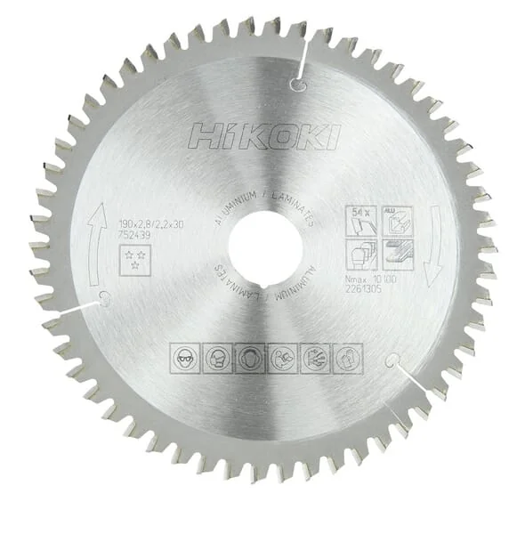 Hikoki - 752439 - Hikoki HM Circular Saw Blade Alu 190x30 T54