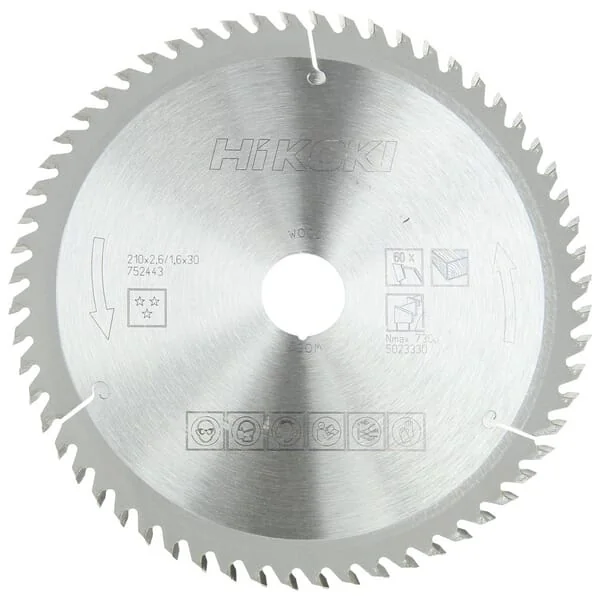 Hikoki - 752443 - HM Circular Saw Blade 210x30 T60