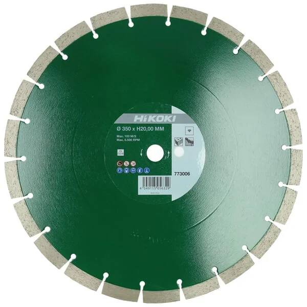 Hikoki - 773006 - Hikoki Diamond Saw Blade Universal 350x20
