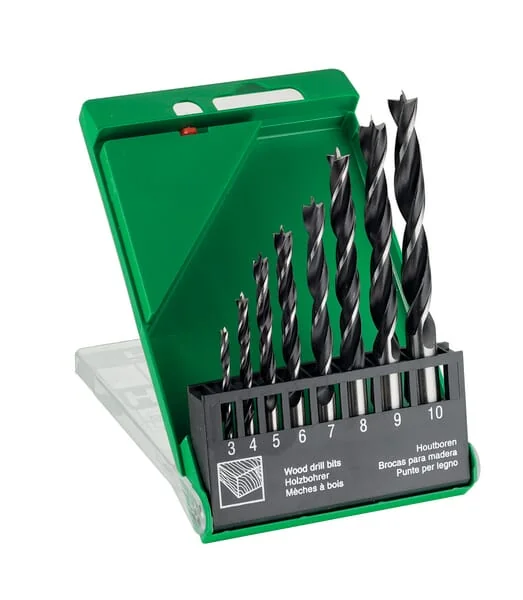 Hikoki - 781982 - Hikoki Wood Spiral Drill Bit Set 8-Piece