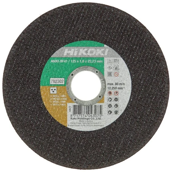 Hikoki - 782302 - Cutting Disc Stainless 125x1mm