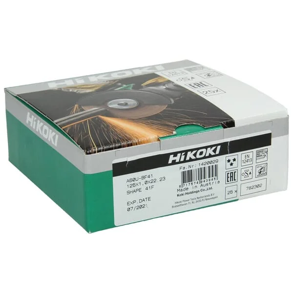 Hikoki - 782302 - Cutting Disc Stainless 125x1mm