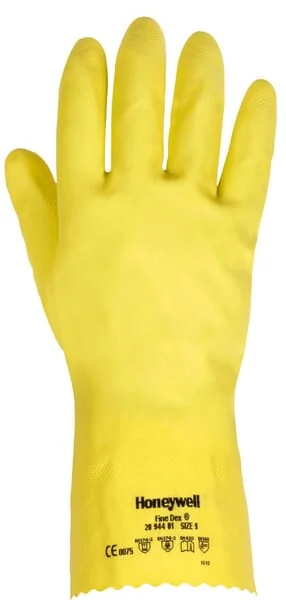 Honeywell - 209440106 - Work Gloves Yellow Cotton 30 Cm Long Size 6/XS Finedex® By Honeywell