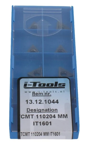Huvema - TCMT110204MMIT1601 - Cutting Insert Set TCMT 110204, 10 Pcs