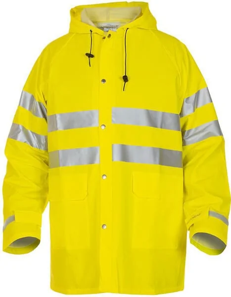 Hydrowear - 015757FYXL - Raincoat HI-VIS, Yellow, Size XL, UK:42/EU:56, Hydrosoft, Valencia