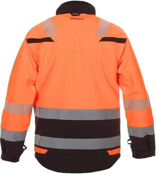Hydrowear - 04025985OB3XL - Softshell Jacket, Orange-Schwarz, Groesse 3XL, Trendy Hi-Vis Line, Telford