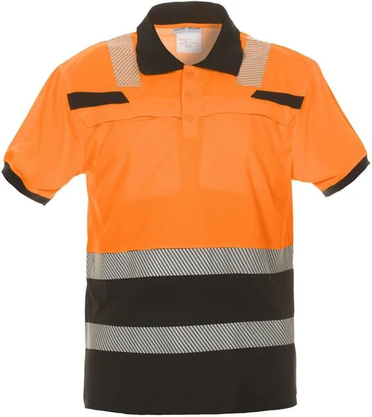 Hydrowear - 040445OBM - Polo Shirt, Size M/40, Short Sleeve, Orange/Black