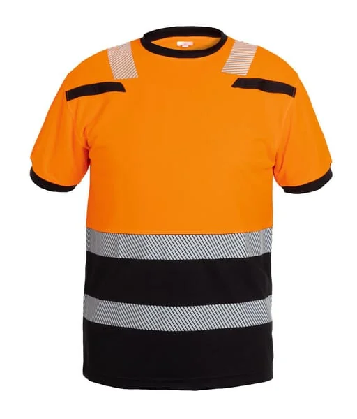 Hydrowear - 040465OB5XL - T-Shirt Hi-Vis 5XL Orange/Black Tulsa
