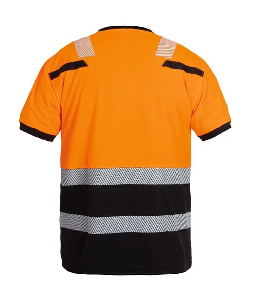 Hydrowear - 040465OB5XL - T-Shirt Hi-Vis 5XL Orange/Black Tulsa