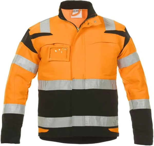 Hydrowear - 044479OB50 - Jacket, Orange-Schwarz, Groesse M, Hi-Vis Line, Harwich