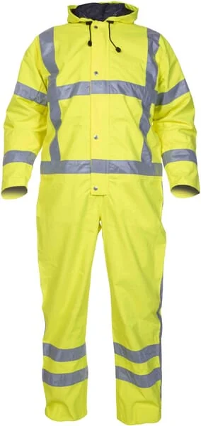 Hydrowear - 072380FY2XL - Rain Coverall Waterproof, Size 2XL, HI-VIS, Yellow