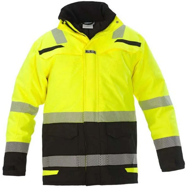 Hydrowear - 072395YBXL - Parka Jacket HI-VIS, Yellow-Black, Size XL, UK:42/EU:56, RS Line, Utah