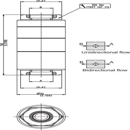 Ikron - HF70520070SB040GEB - High Pressure Filter Inline 40 mu 3/4 B
