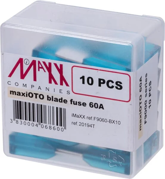 iMaXX - SI20194 - Fuse Maxi Blade 32V 60A Length 34.3mm Blue Pack 10x iMaXX