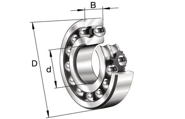 INA FAG - 1307KTVHC3 - Self-Aligning Ball Bearing