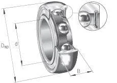 INA FAG - 208NPPB - Deep Groove Ball Bearing