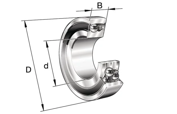 INA FAG - 22032RSTVH - Self-Aligning Ball Bearing Two-Row
