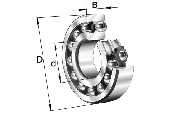 INA FAG - 2203TVH - Ball Bearing 2R Self-Aligning