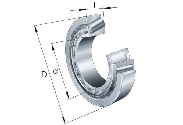 INA FAG - 31315A - Tapered Roller Bearing 75x160x37x26mm INA FAG