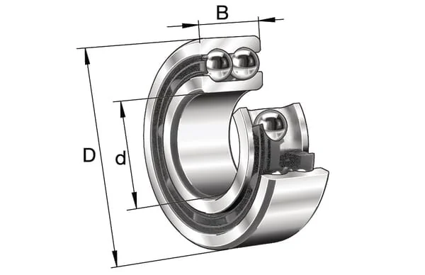 INA FAG - 3201BBTVH - Angle Contact Bearing