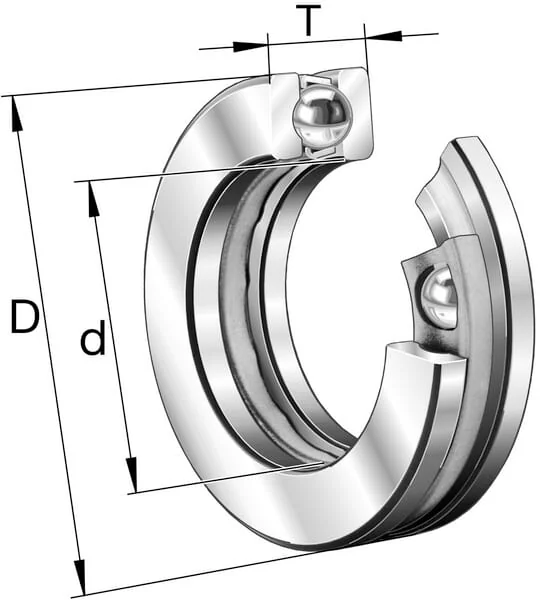 INA FAG - 51120PE - Thrust Ball Bearing