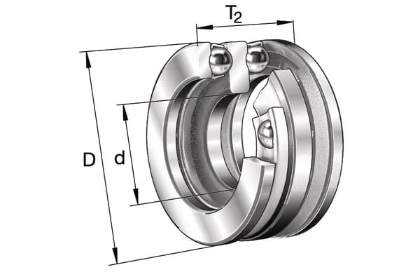 INA FAG - 52217FAG - Thrust Ball Bearing
