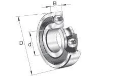 INA FAG - 6007RSRC3 - Deep Groove Ball Bearing