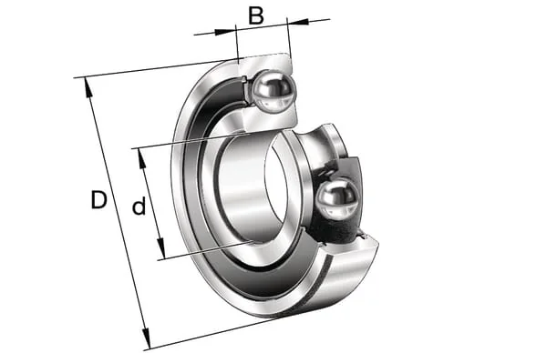 INA FAG - 60152RSC3 - Deep Groove Ball Bearing