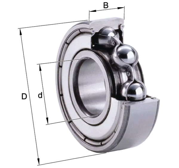 INA FAG - 6209ZZC3 - Bearing-C/3-Ball-Deep Groove-1/Row