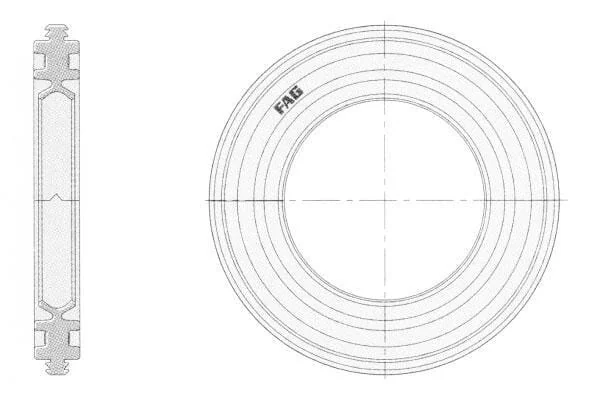 INA FAG - EDH211311 - FAG Two Lip Seal