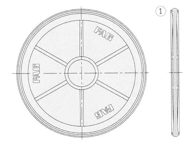 INA FAG - EDK515612 - Cover For Ses Housing