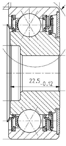 INA FAG - F56202402KLQ - Angular Contact Ball Bearing 16.03x60x23mm INA FAG