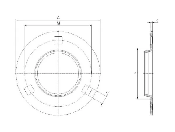 INA FAG - FLAN80MSB - Sheet Steel Bearing Half MSB