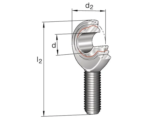 INA FAG - GAKR16PWINA - Rod Head