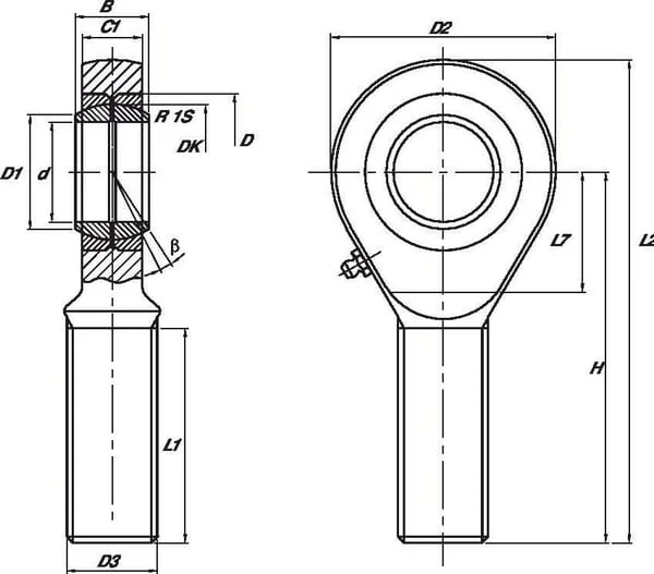 INA FAG - GAR20DO2RSINA - Rod End