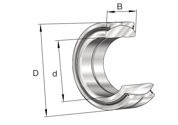 INA FAG - GE100DO2RSINA - Radial Spherical Plain Bearing 100x150x55/70mm INA FAG
